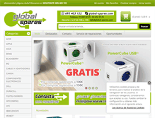 Tablet Screenshot of global-spares.com